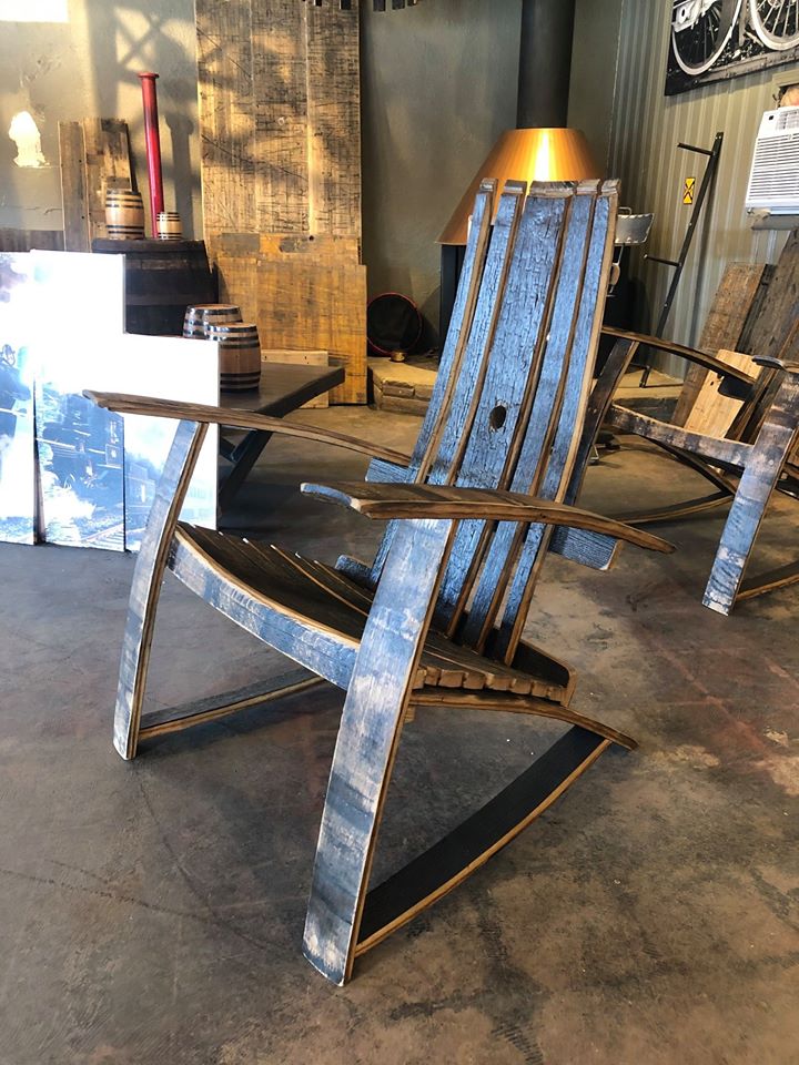 Boxcar Woody Whiskey Barrell Chair – Boxcar Woody Stockyards City