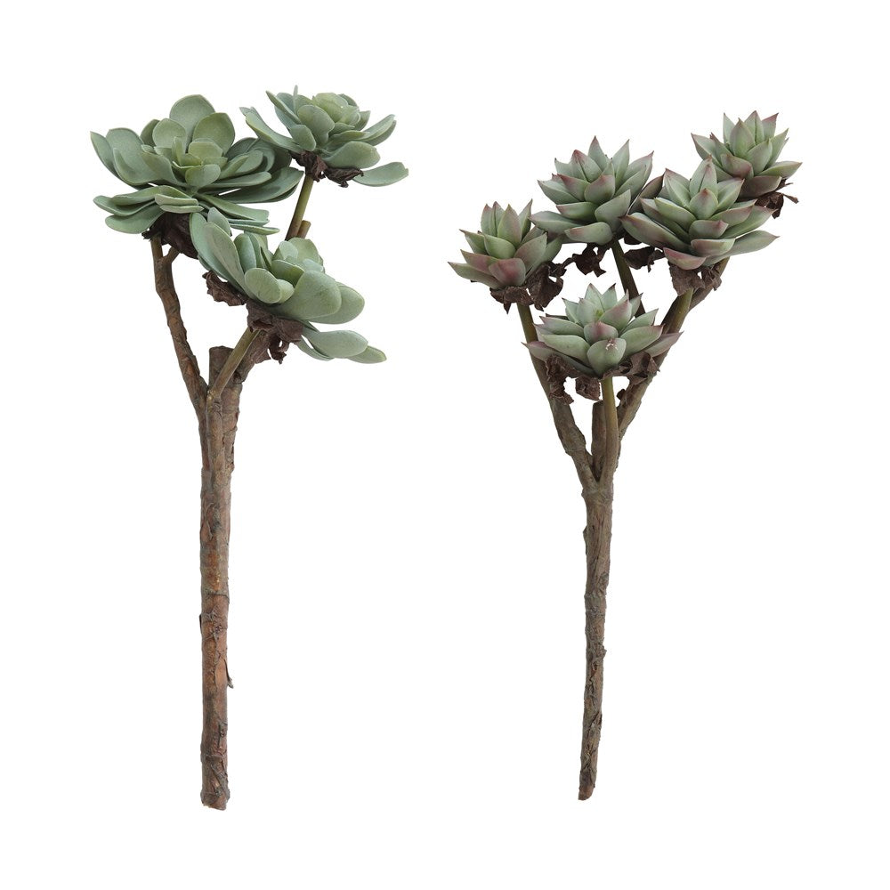 succulents faux Faux Succulent Branch